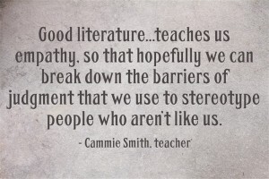 Cammie good literature teaches us empathy