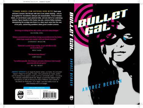 Bullet Gal novel wraparound cover