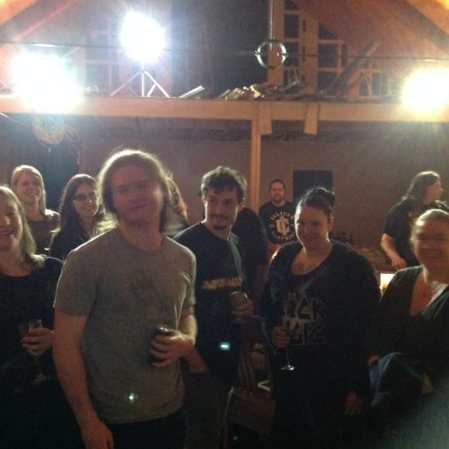 medieval banquet guests
