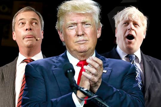 Nigel Farage, Donald Trump, Boris Johnson