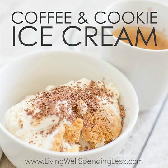 Coffee & Cookie Ice Cream Square
