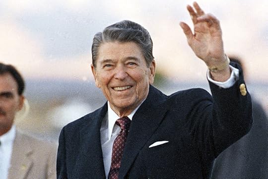 FILE - In this Dec. 29, 1988, file photo President Ronald Reagan waves to onlookers as he arrived in Palm Springs, Calif. If your're a fan of former President Ronald Reagan and you live in Wisconsin, you'll get a new day starting next winter to celebrate. A provision in the state budget that takes effect July 1, 2011, establishes Feb. 6 as Ronald Reagan Day. It's a symbolic measure to celebrate the Gipper's birthday and has no impact on state spending. (AP Photo/Doug Mills, File)