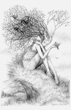 Tree Nymph by Virginia Lee