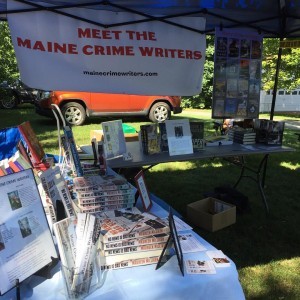 Meet the Maine Crime Writers booth at the Belgrade 4th of July.
