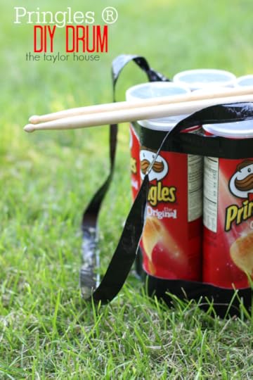 Pringles can drum