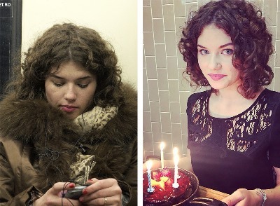 Recognized in the subway!