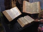 Some very old Bibles on display. Pretty impressive, and there were several.
