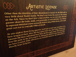 So, it's okay to take artistic license. Got that, Darren Aronofsky?