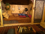 The living quarters on the third floor. Probably the best part of the ark, display-wise. But still, animatronics would have helped.