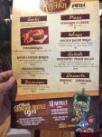 In case you want to plan ahead, here's the menu.