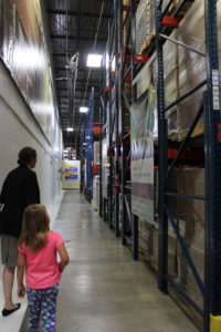 Victoria Touring Second Harvest Heartland's Warehouse
