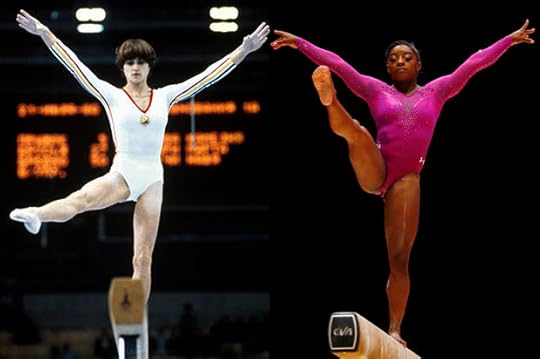Nadia Comaneci; Simone Biles