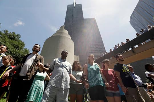 Police Shootings Protest Vigil