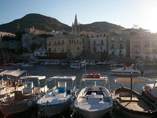 The tiny harbour at Marina Corta in Lipari.