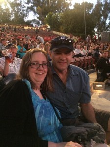 DH and I pre-awesomeness.