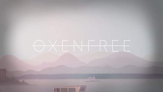 The title sequence in Oxenfree