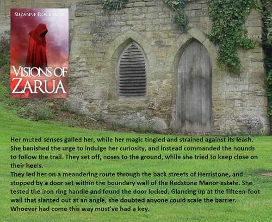 Varnia & gate scene for blog tour
