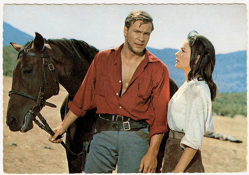Götz George and Karin Dor in Der Schatz im Silbersee