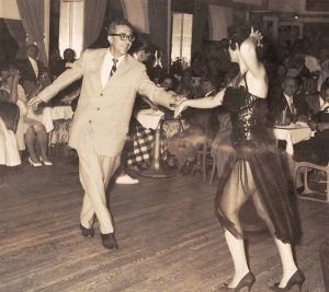 Maude's parents dancing