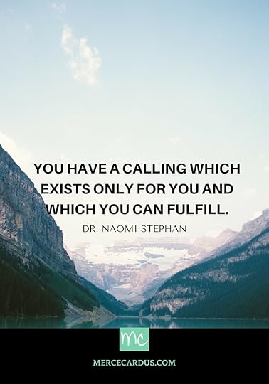 Dr. Naomi Stephan on a calling