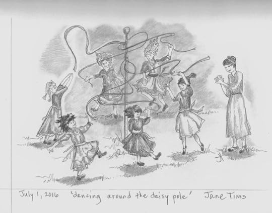 July 1 2016 'dancing around the daisy pole' Jane Tims