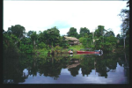 View of the huts across the Yuturi