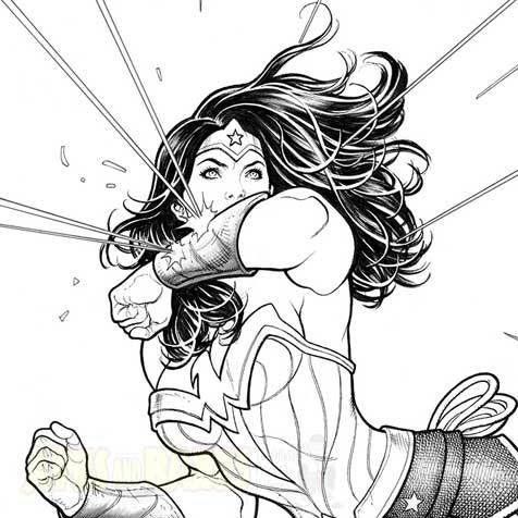 Frank Cho: DC Wonder Woman issue 1 cover