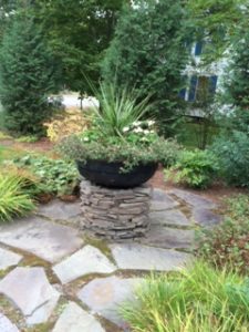 Rangeley Library garden