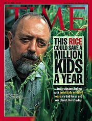 Voer of Time Magazine Golden Rice