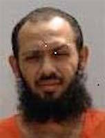 Yemeni prisoner Fayiz Suleiman, in a grainy photo from Guantanamo.