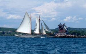 SchoonerByLighthouse