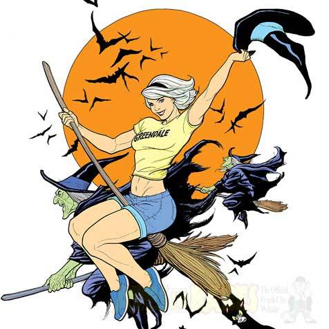 Frank Cho: Sabrina the Teenage Witch - 2016 Baltimore Comic Con Year Book cover art