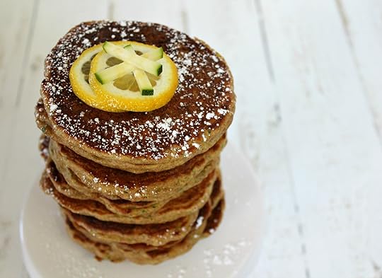Lemon Zucchini Pancake stack-revised