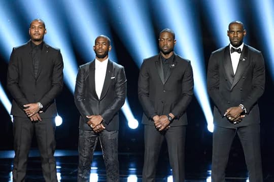 Carmelo Anthony, Chris Paul, Dwyane Wade, LeBron James