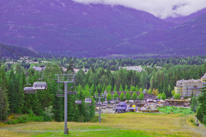 Whistler in the summer.