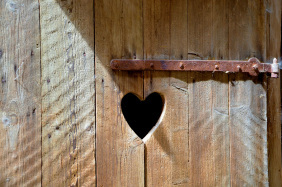 heart door