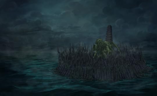 Cthulhu in R'lyeh by jeinu