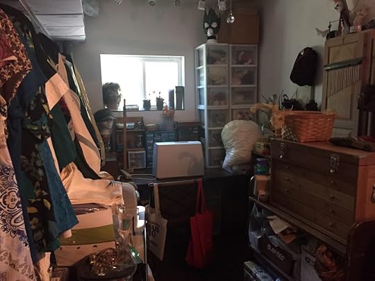 Crafting/Sewing Room: Still some work to do.