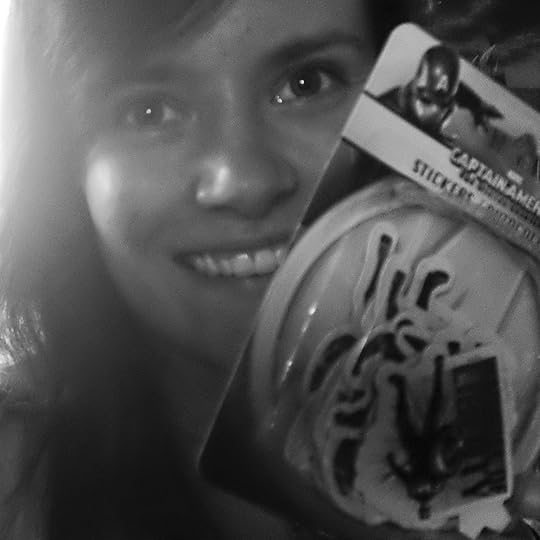 3-31-16 Garret Amerson Gift Captain America Stickers