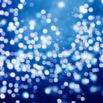 Festive elegant abstract background with bokeh lights and stars Texture