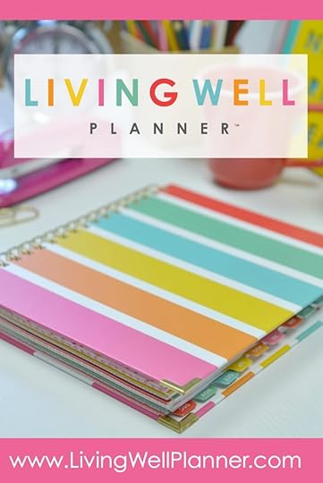 Living Well Planner Vertical with Graphic