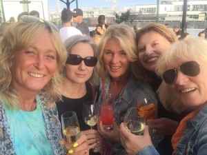 På takterrassen på nya Scandic Continental