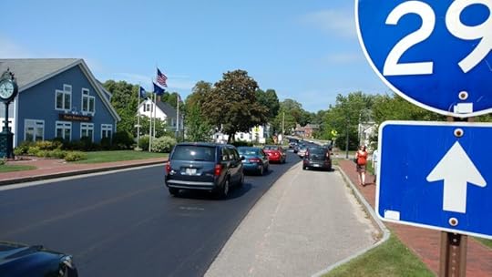 Cars always outnumber pedestrians in place like Maine.