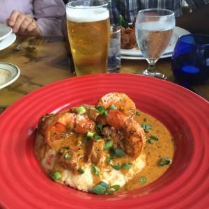 East coast grits and shrimp