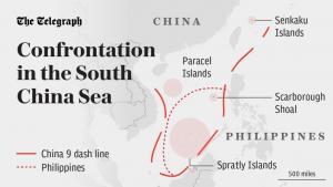 Permanent Court of Arbitration Hague, UN, South China Sea, nine-dash line, The Philippines, South China Sea, United Nations Convention on the Law of the Sea, UNCLOS, Yang Yanyi, Jay Batongbacal, Rodrigo Duterte, Davos City, Air Defense Identification Zone, ADIZ, US Navy, Malacca, China, Brunei, Malaysia, Philippines, Vietnam, Taiwan, Nine-Dash Line, Mao, Spratly Island, Pham Van Dong, Zhou Enlai, Taipei, EEZ, Exclusive Economic Zone, Mischief reefs, Subi reefs, Taiping, Palawan, Paracel Islands, ASEAN