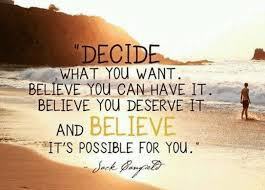 decide and believe