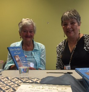 Here I am with author Mary Frances. Mary has published five books--a novel, a novella, and several poetry books.