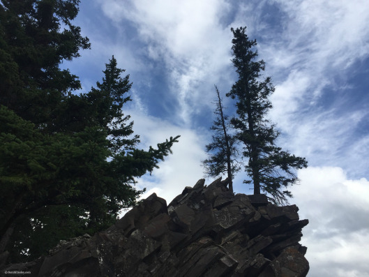 Rocks at Bow Falls