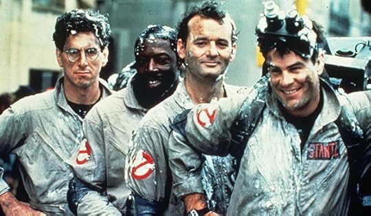 Original Ghostbusters cast. Harold Ramis, Ernie Hudson, Bill Murray, Dan Aykroyd.