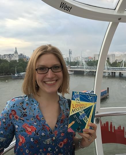 Riding the Eye with a very special book!